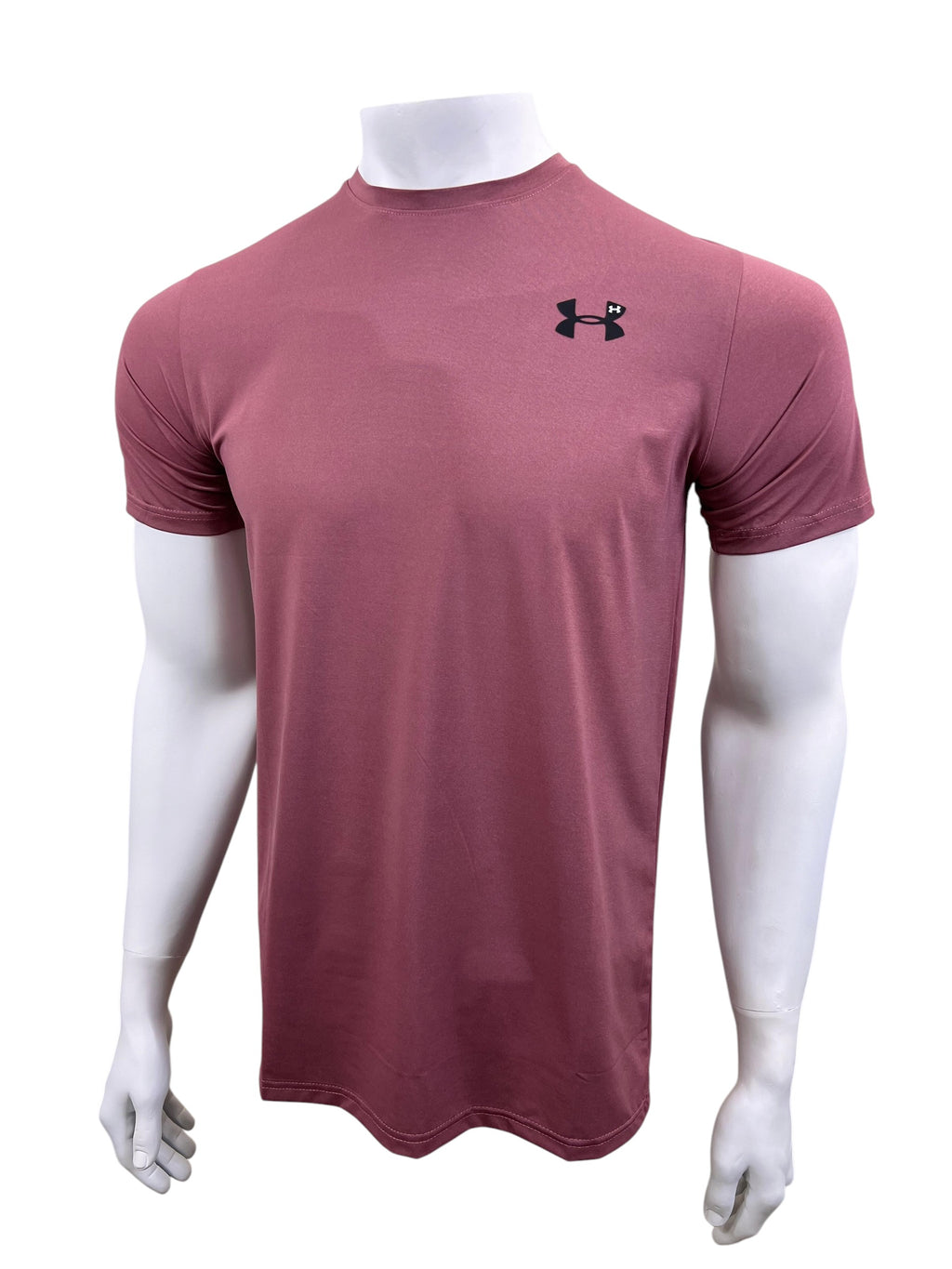 UA Dri-fit Tee – 4-Way Stretch- LT Burgundy