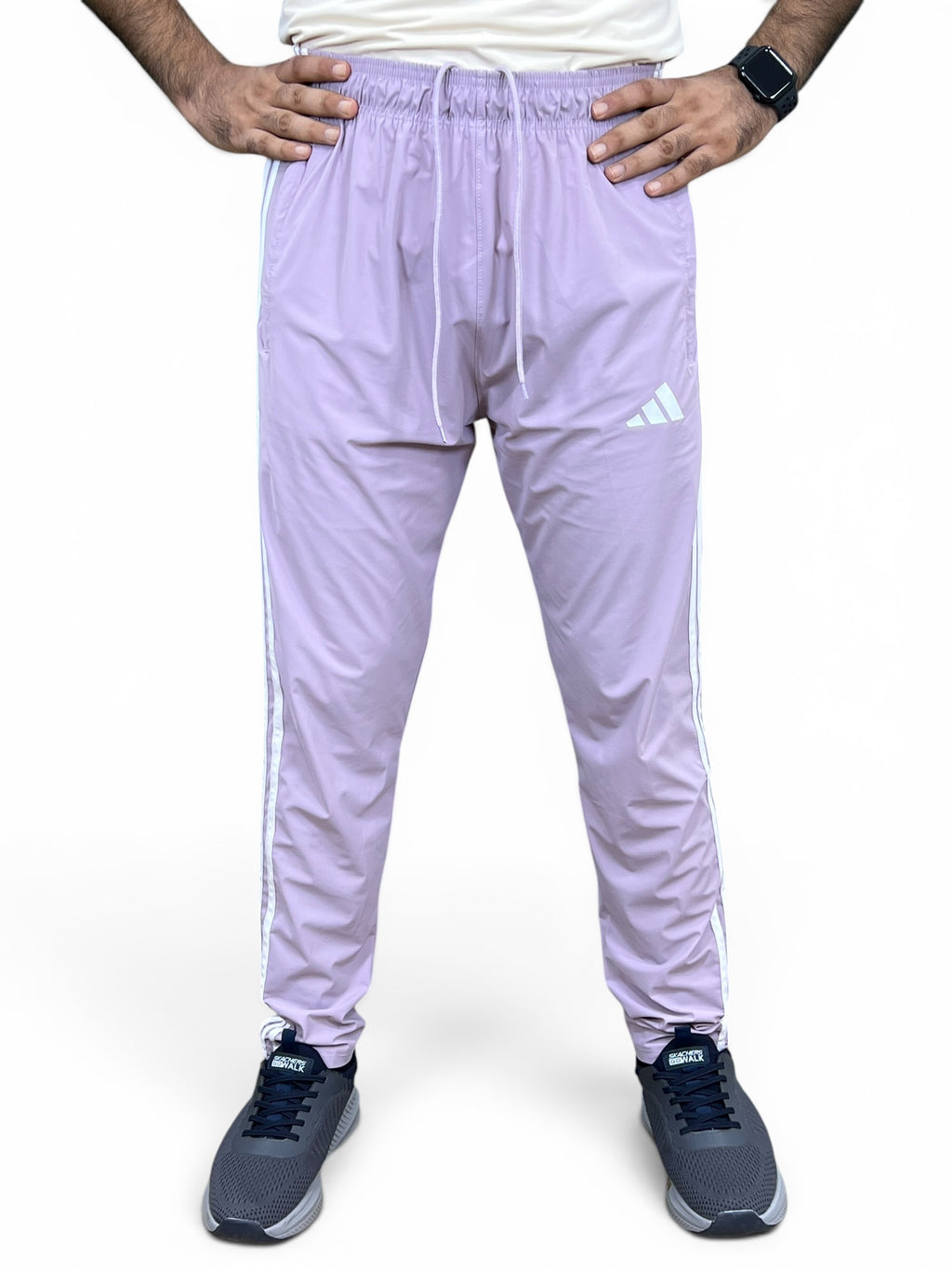 ADI Trouser – 4-Way Stretch Ultra Soft Fabric | 3 Stripes-Pink