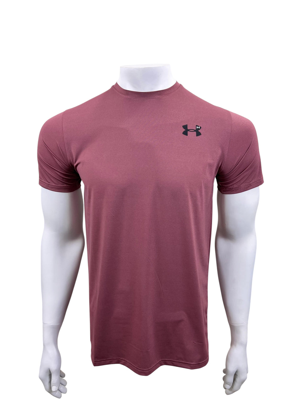 UA Dri-fit Tee – 4-Way Stretch- LT Burgundy