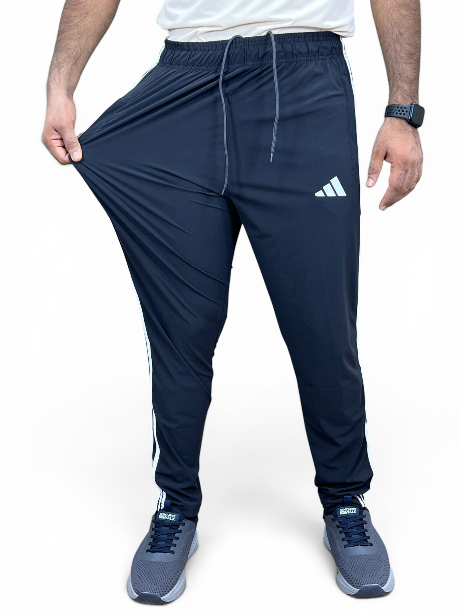 ADI Trouser – 4-Way Stretch Ultra Soft Fabric | 3 Stripes-Dark Grey