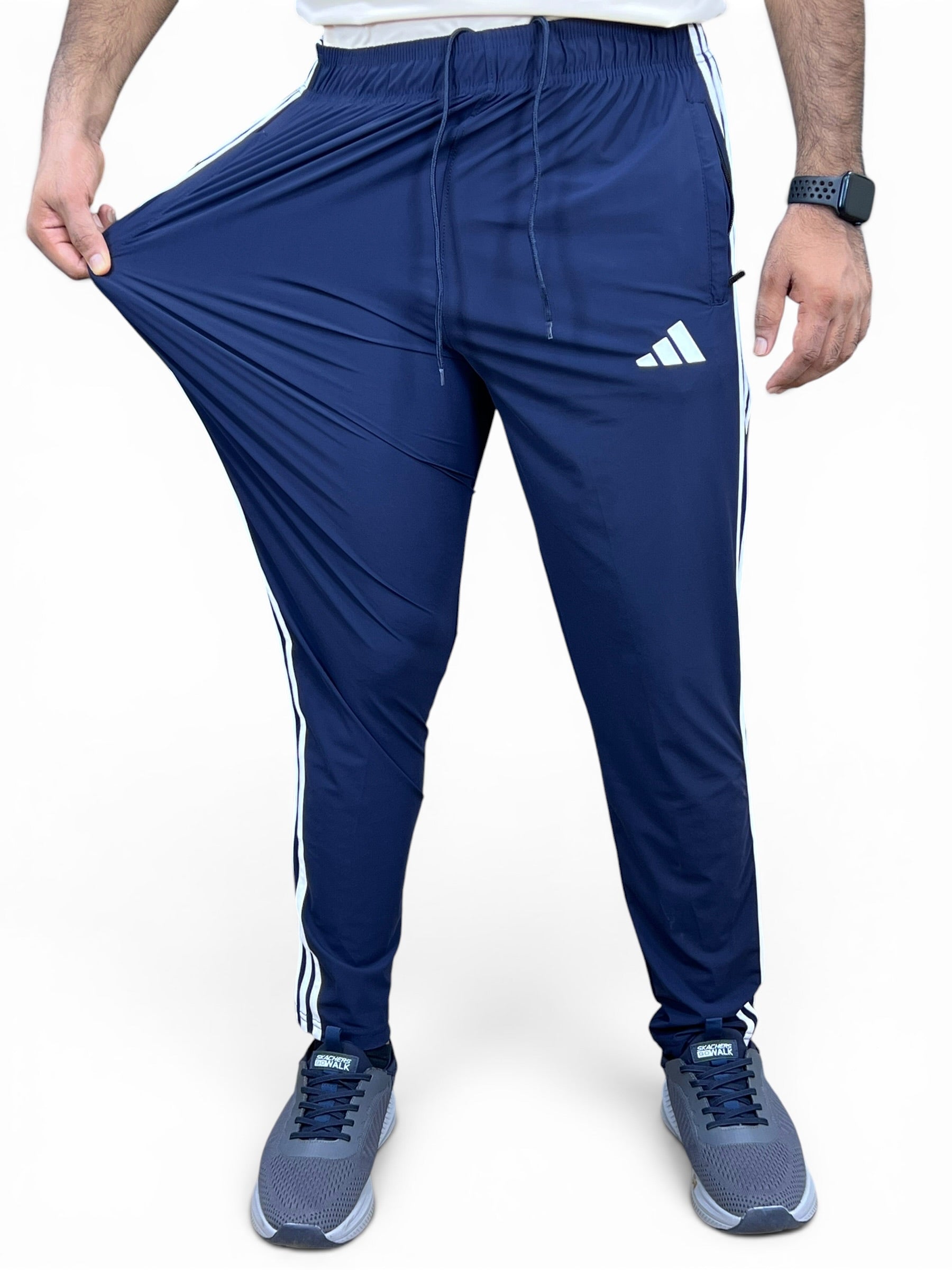 ADI Trouser – 4-Way Stretch Ultra Soft Fabric 3 Stripes - Navy