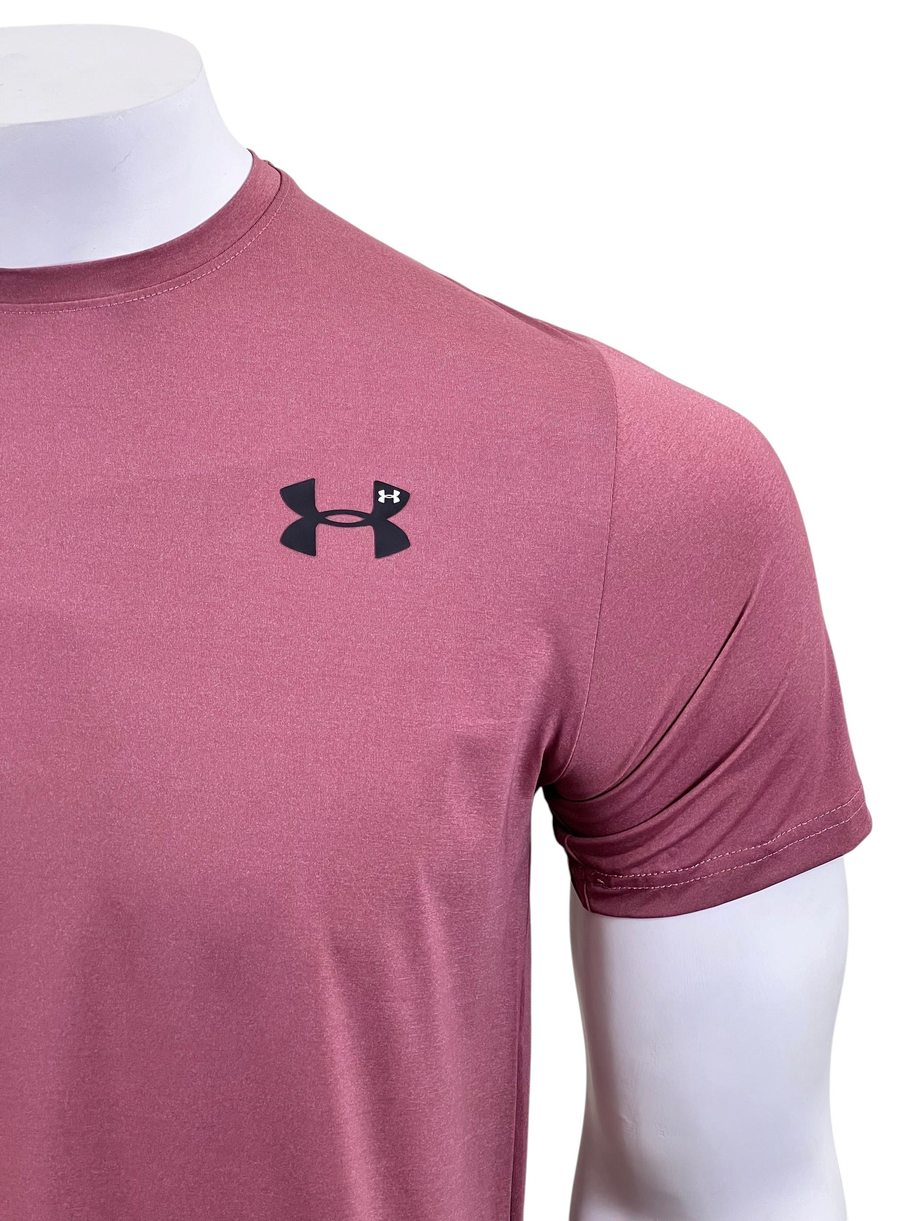 UA Dri-fit Tee – 4-Way Stretch- LT Burgundy