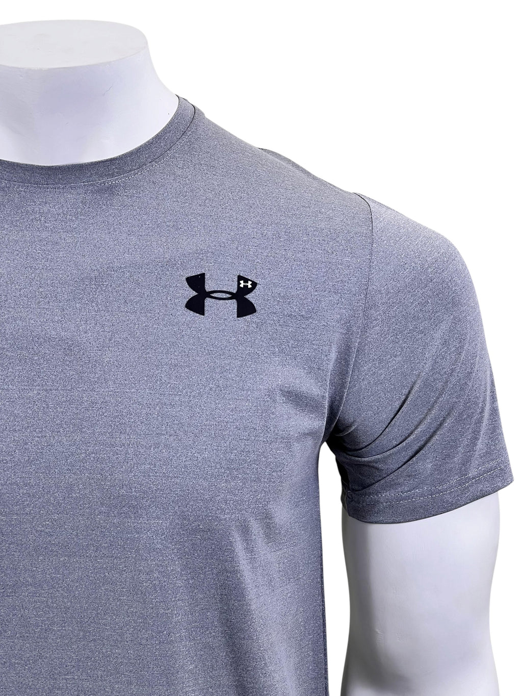 UA Dri-fit Tee – 4-Way Stretch- Grey