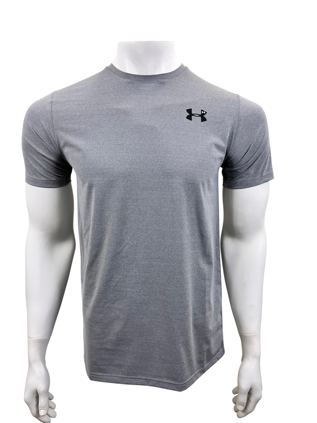 UA Dri-fit Tee – 4-Way Stretch- Grey