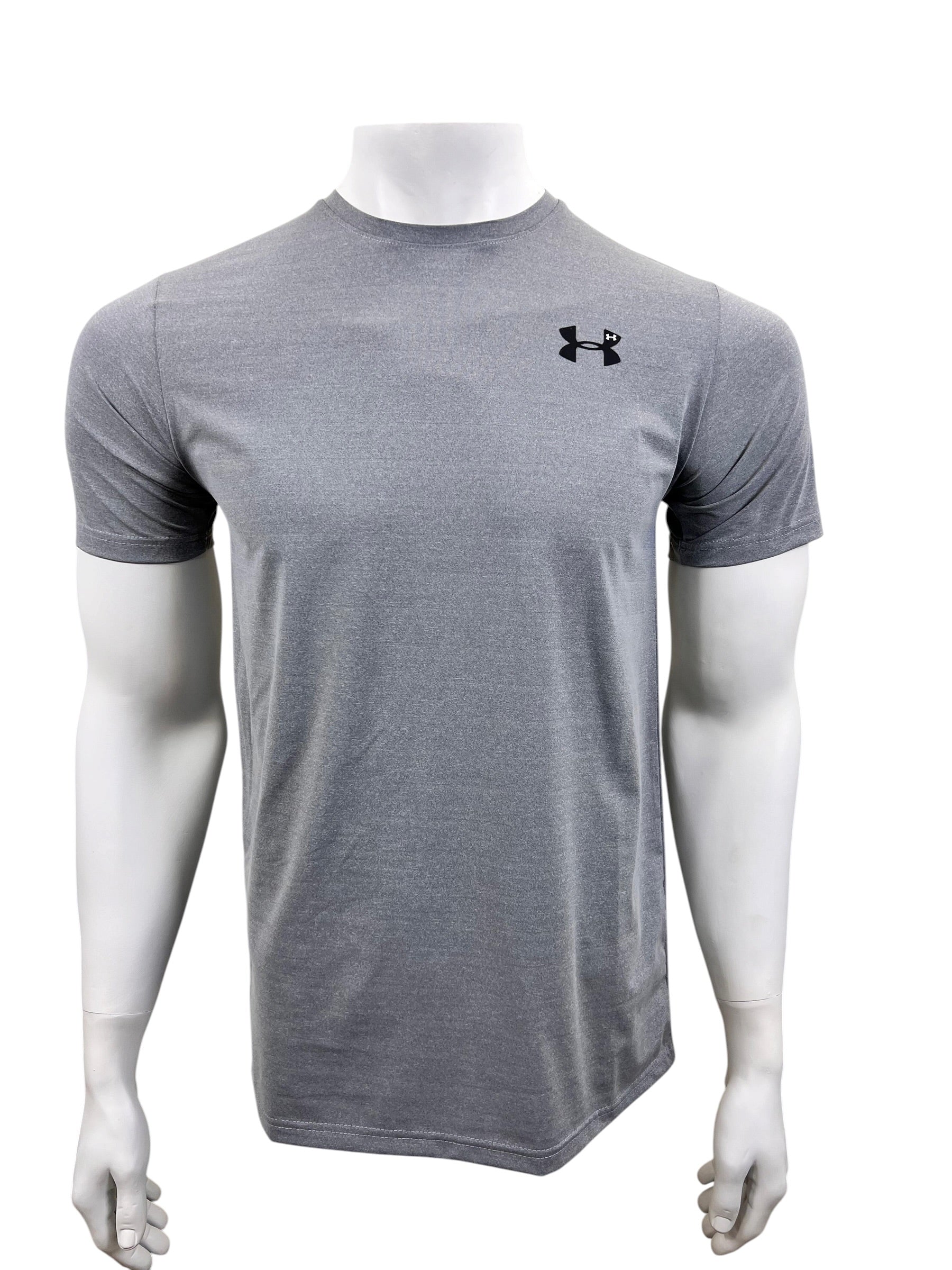 UA Dri-fit Tee – 4-Way Stretch- Grey