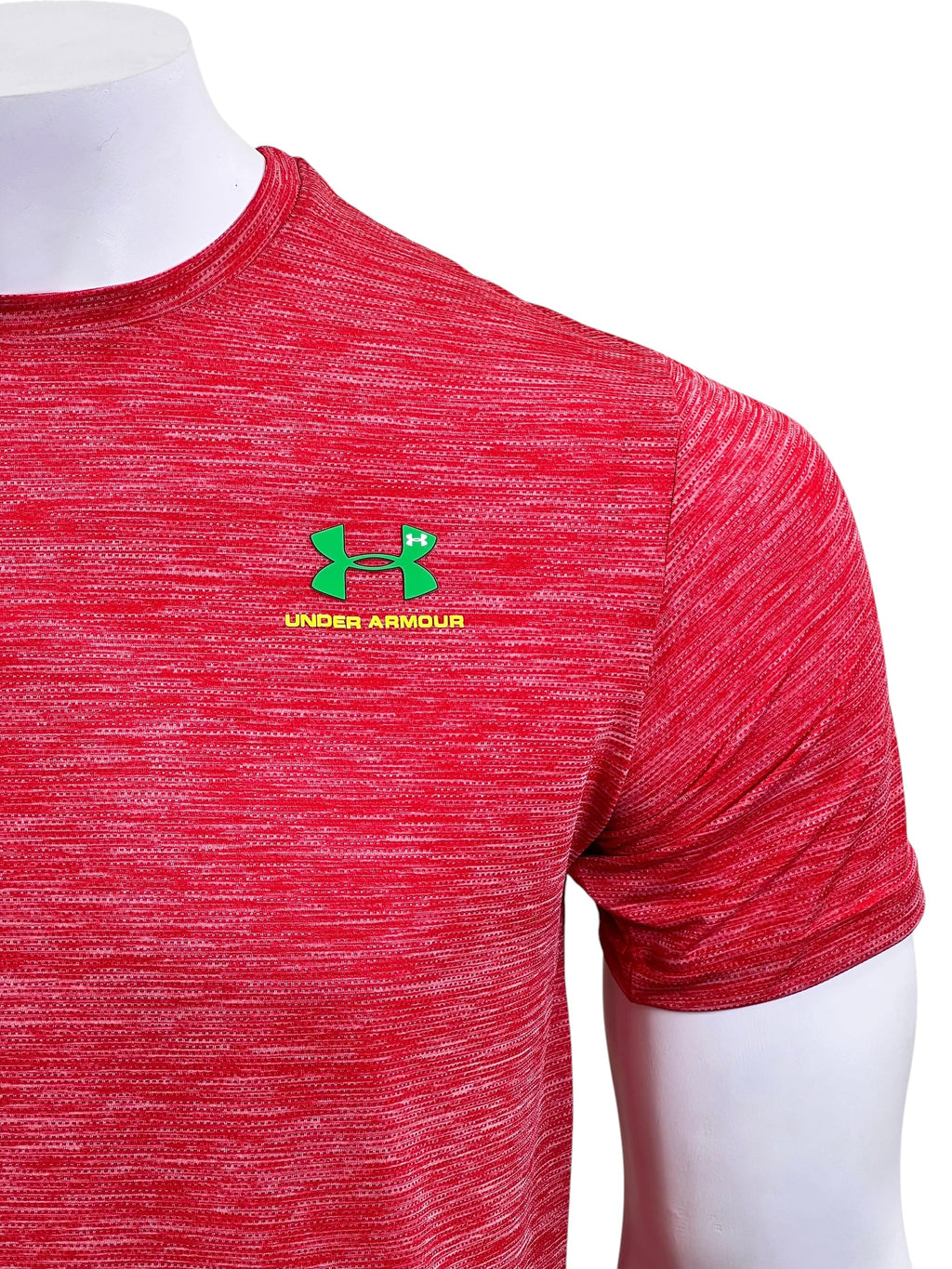UA Dri-fit Tee – 4-Way Stretch- Red