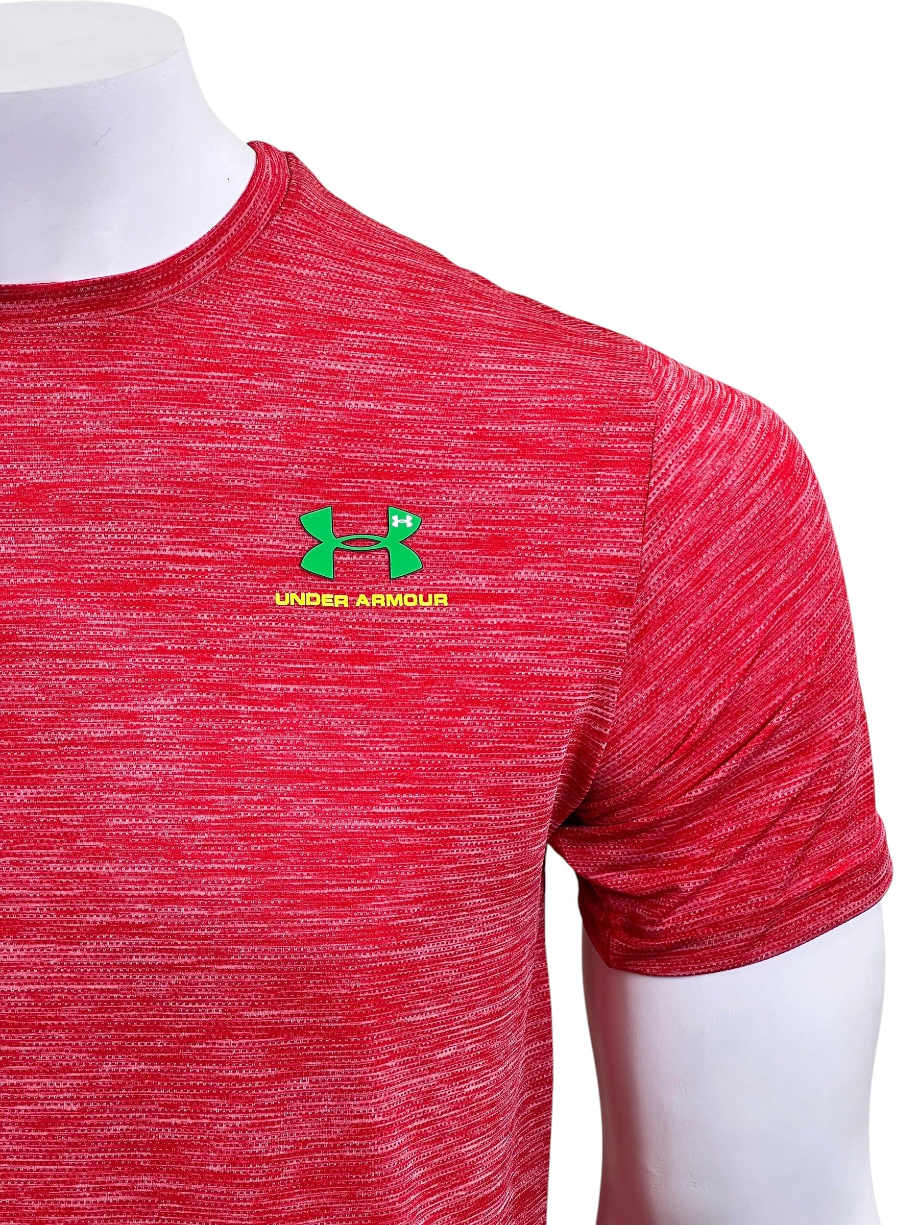 UA Dri-fit Tee – 4-Way Stretch- Red