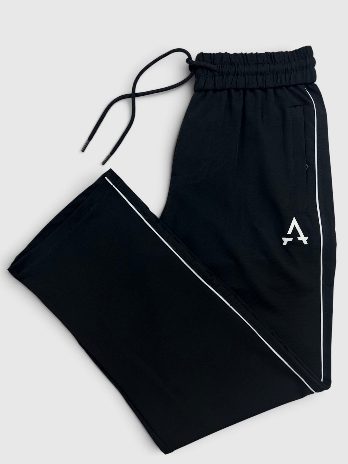 Imported Terry Fabric Trouser - Black