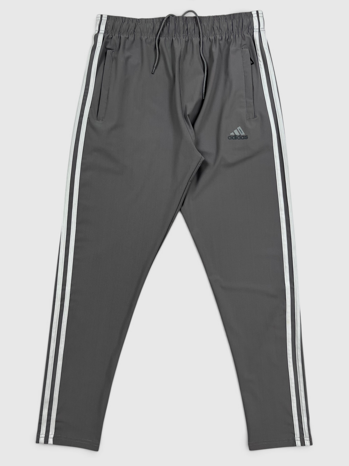 4-Way Stretch Ultra Soft Fabric 3 Stripes-H Grey