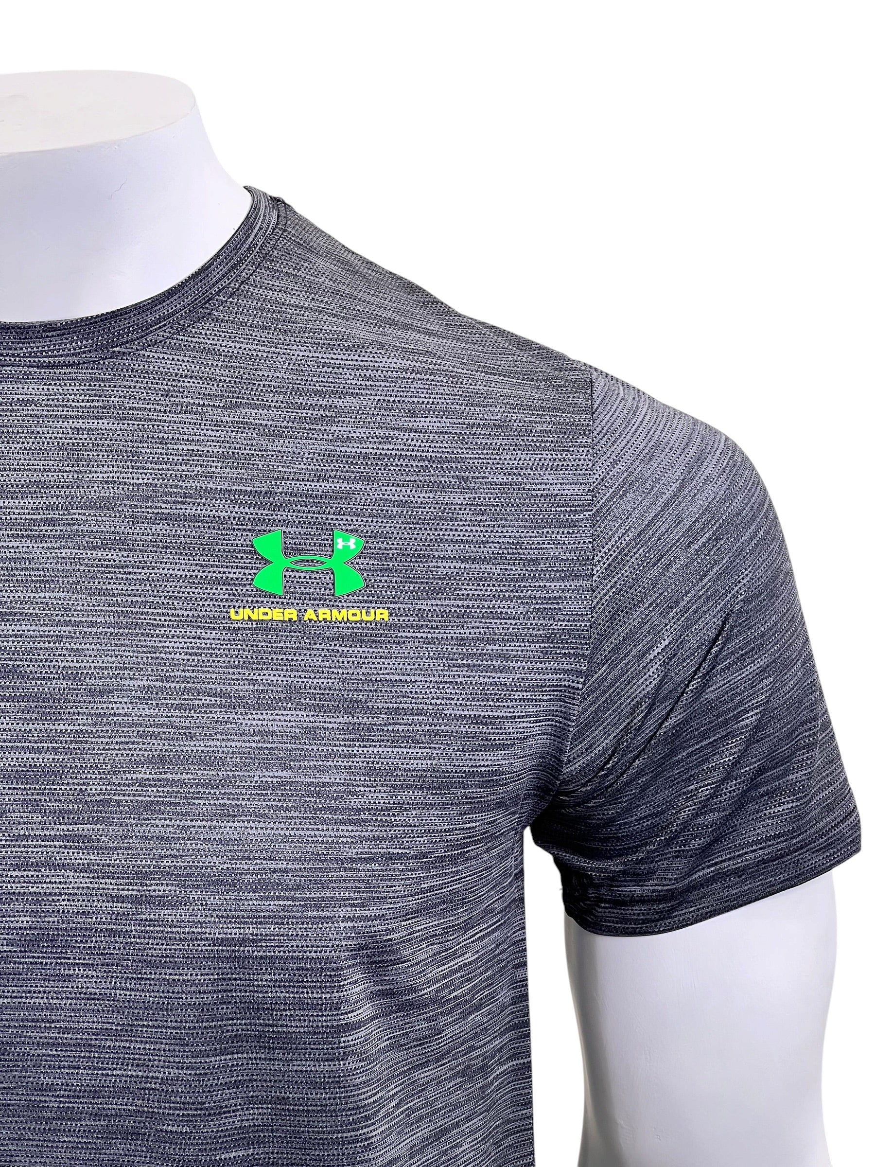 UA Dri-fit Tee – 4-Way Stretch- Black