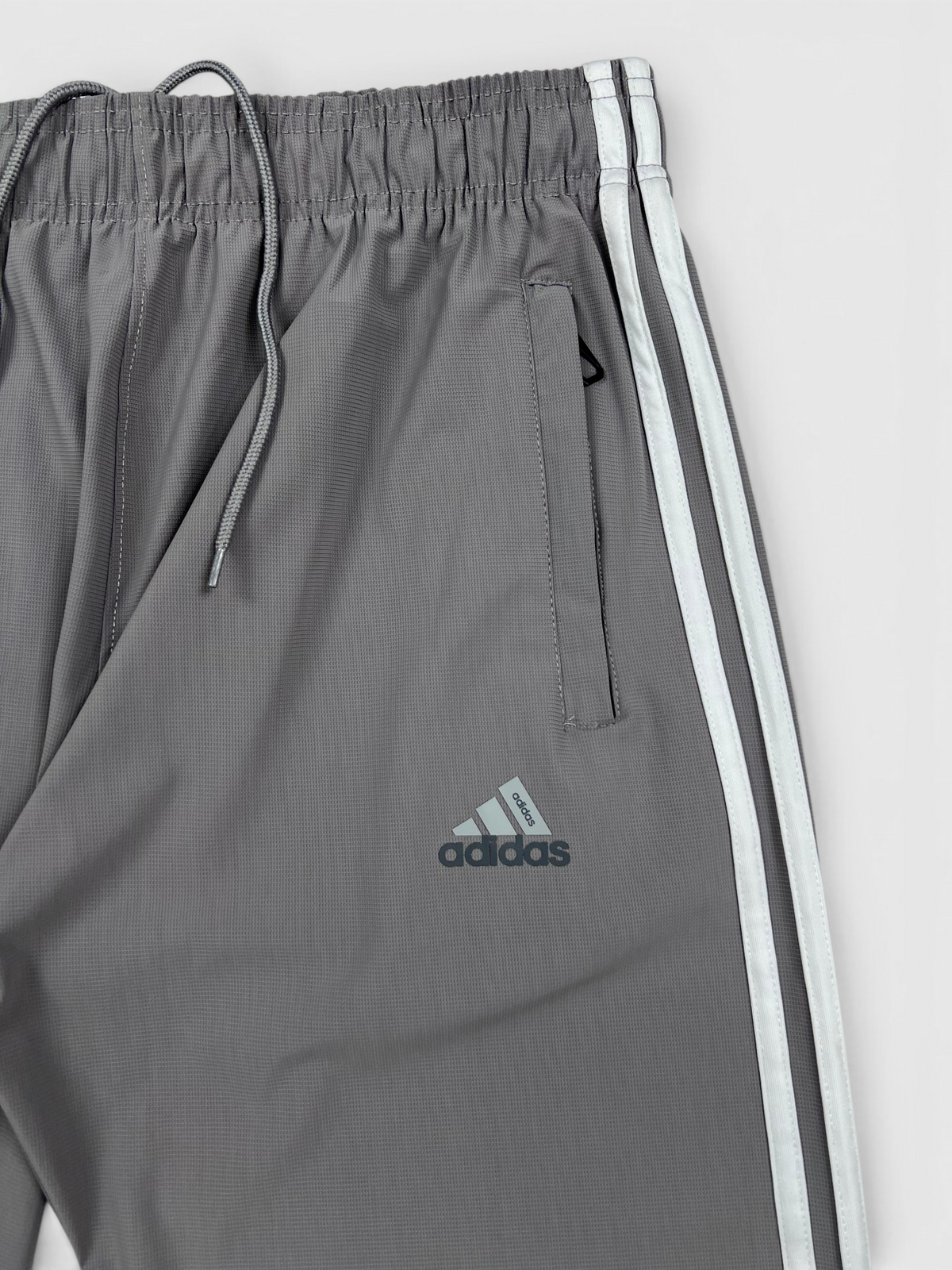 4-Way Stretch Ultra Soft Fabric 3 Stripes-H Grey