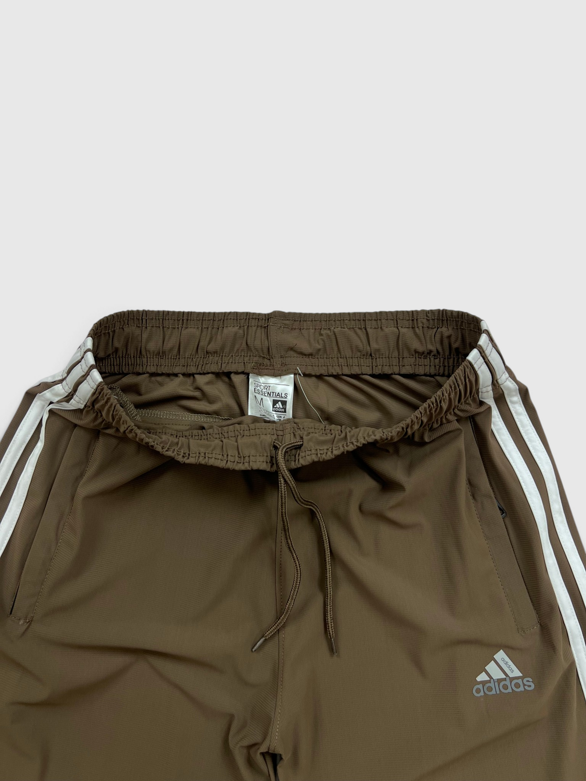 4-Way Stretch Ultra Soft Fabric 3 Stripes-Brown