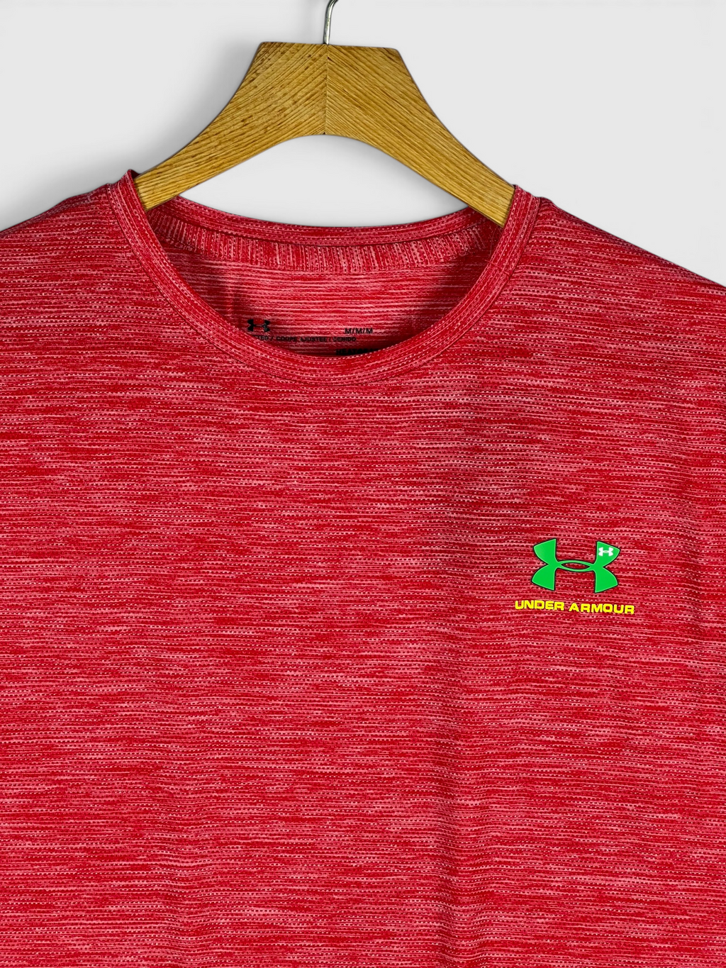 UA Dri-fit Tee – 4-Way Stretch- Red