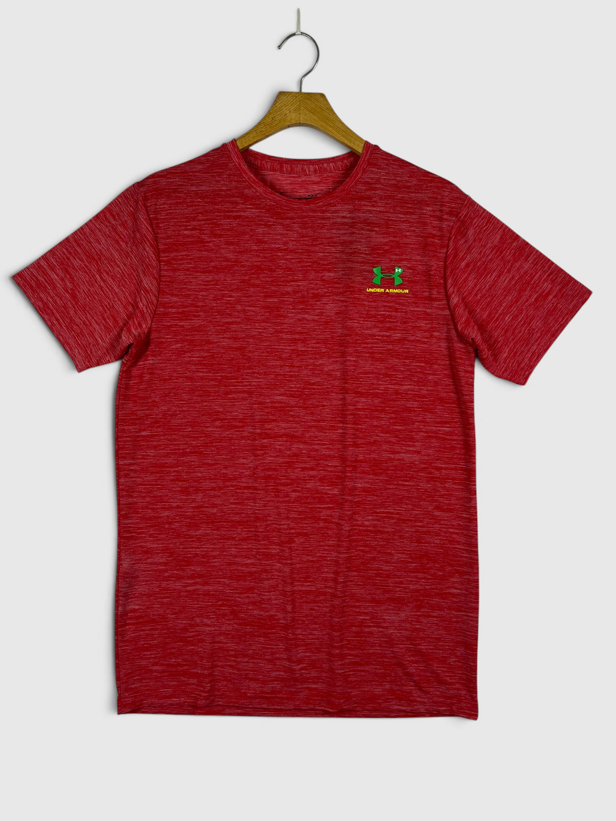 UA Dri-fit Tee – 4-Way Stretch- Red