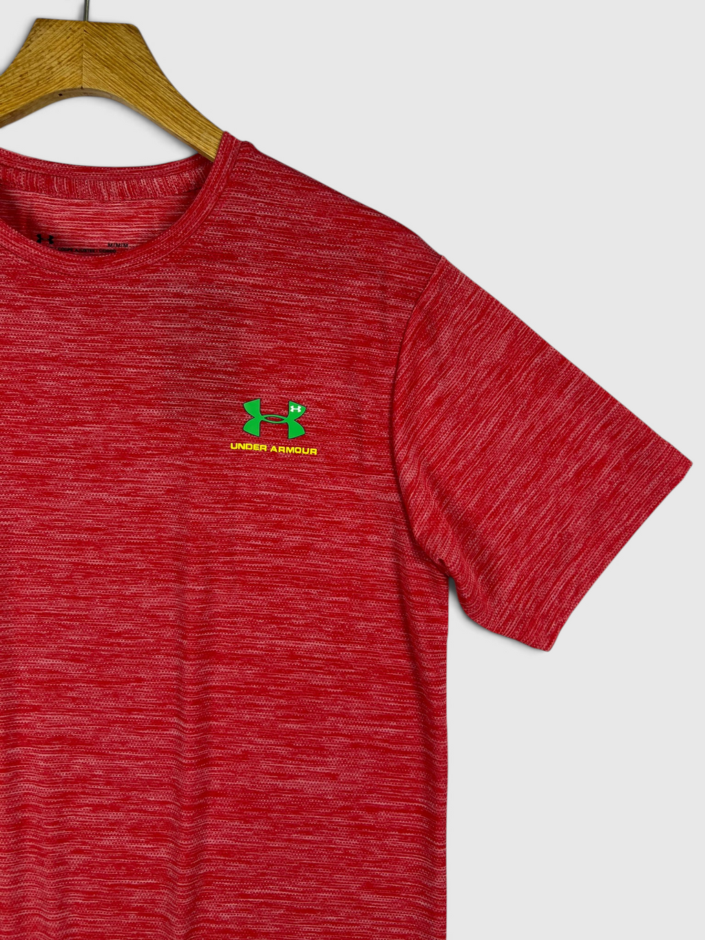 UA Dri-fit Tee – 4-Way Stretch- Red
