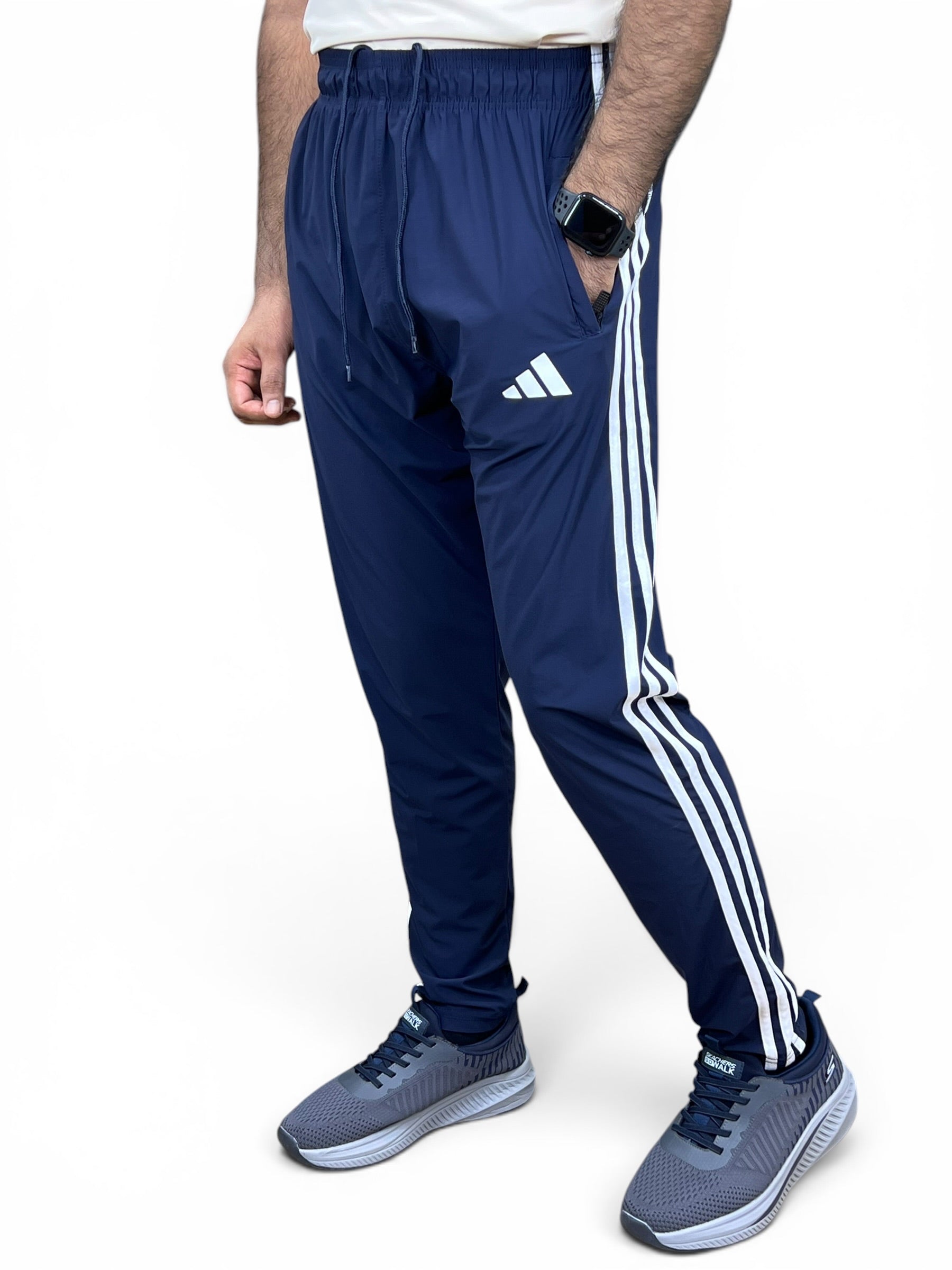 ADI Trouser – 4-Way Stretch Ultra Soft Fabric 3 Stripes - Navy