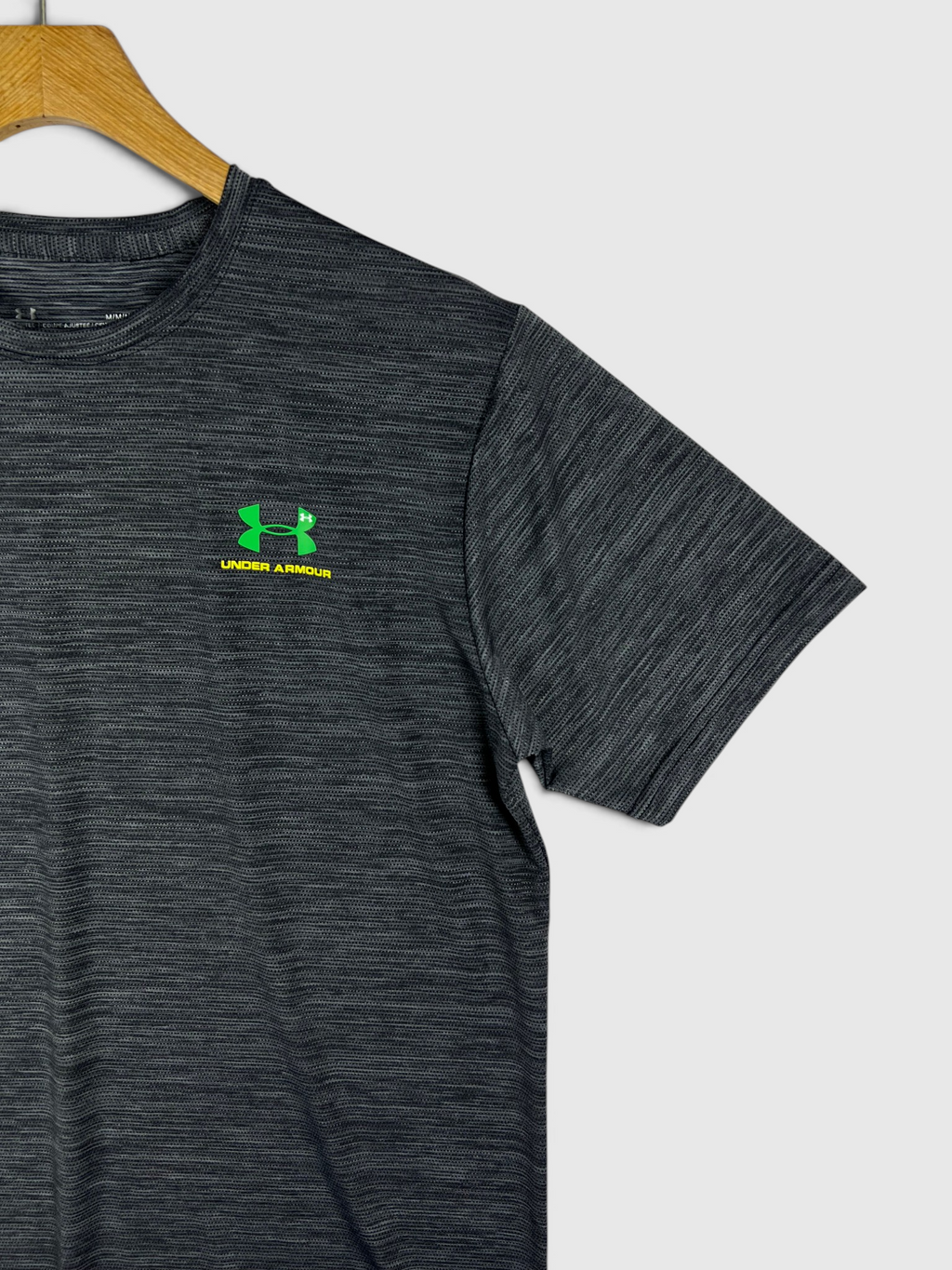 UA Dri-fit Tee – 4-Way Stretch- Black