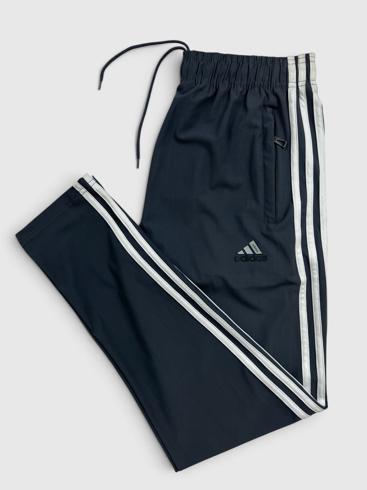 4-Way Stretch Ultra Soft Fabric 3 Stripes-Grey