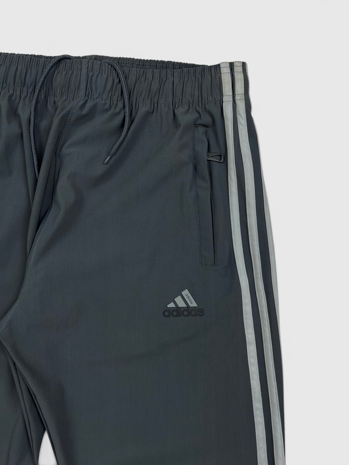 4-Way Stretch Ultra Soft Fabric 3 Stripes-Grey