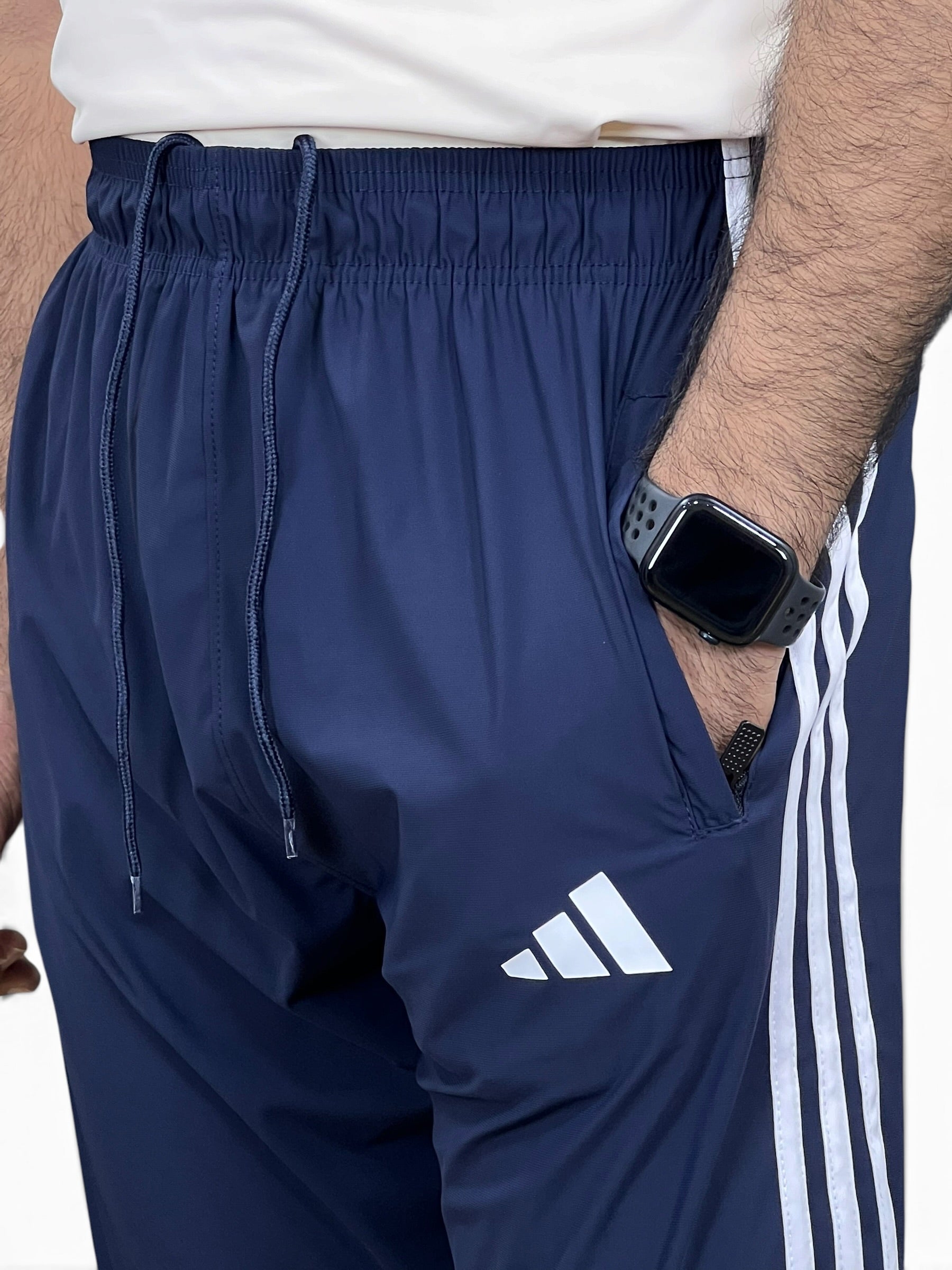ADI Trouser – 4-Way Stretch Ultra Soft Fabric 3 Stripes - Navy