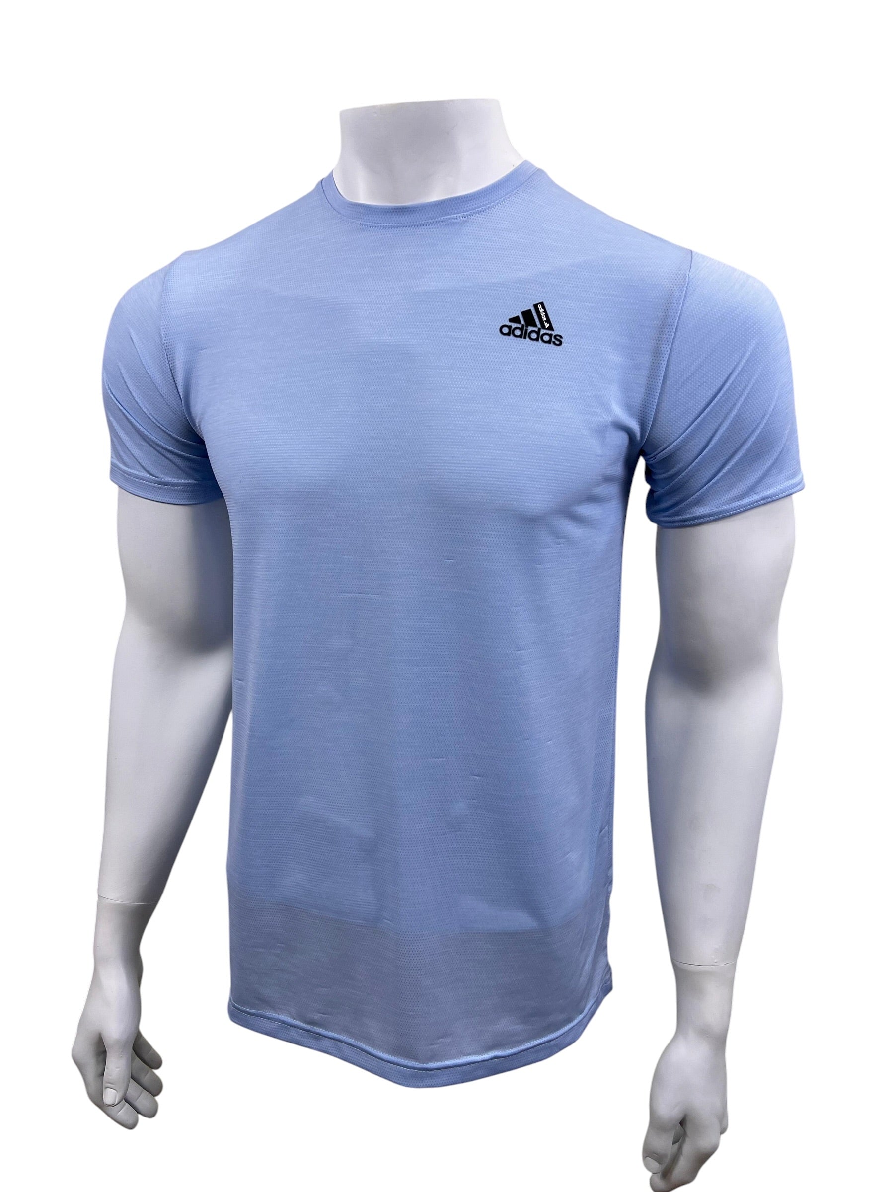 ADI Dri-fit Tee – 4-Way Stretch- Ice Blue