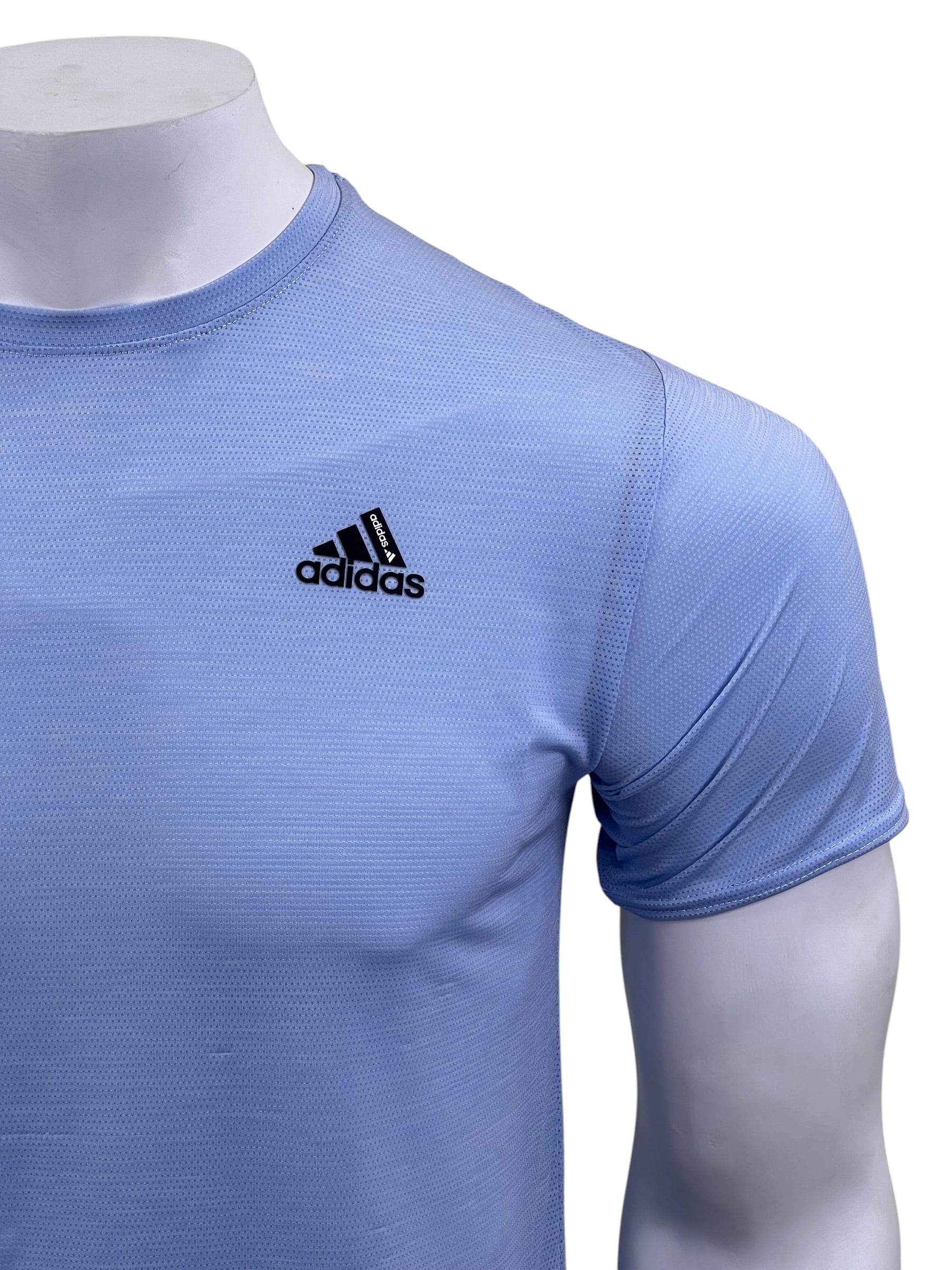 ADI Dri-fit Tee – 4-Way Stretch- Ice Blue