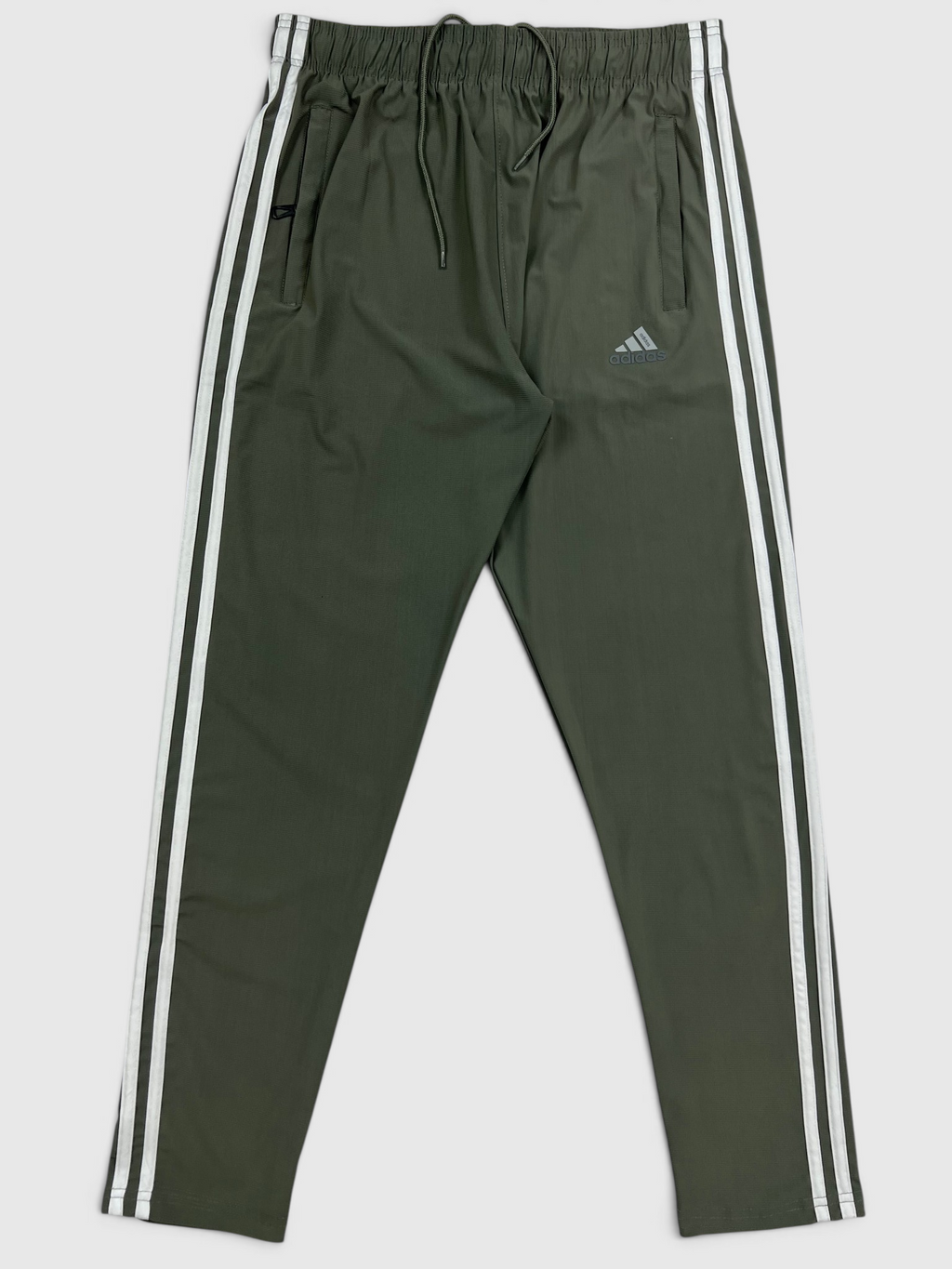 4-Way Stretch Ultra Soft Fabric 3 Stripes-LT Green