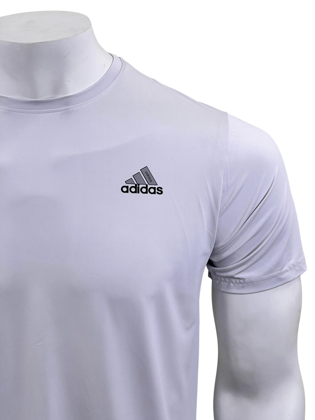 ADI Dri-fit Tee – 4-Way Stretch- LT Grey