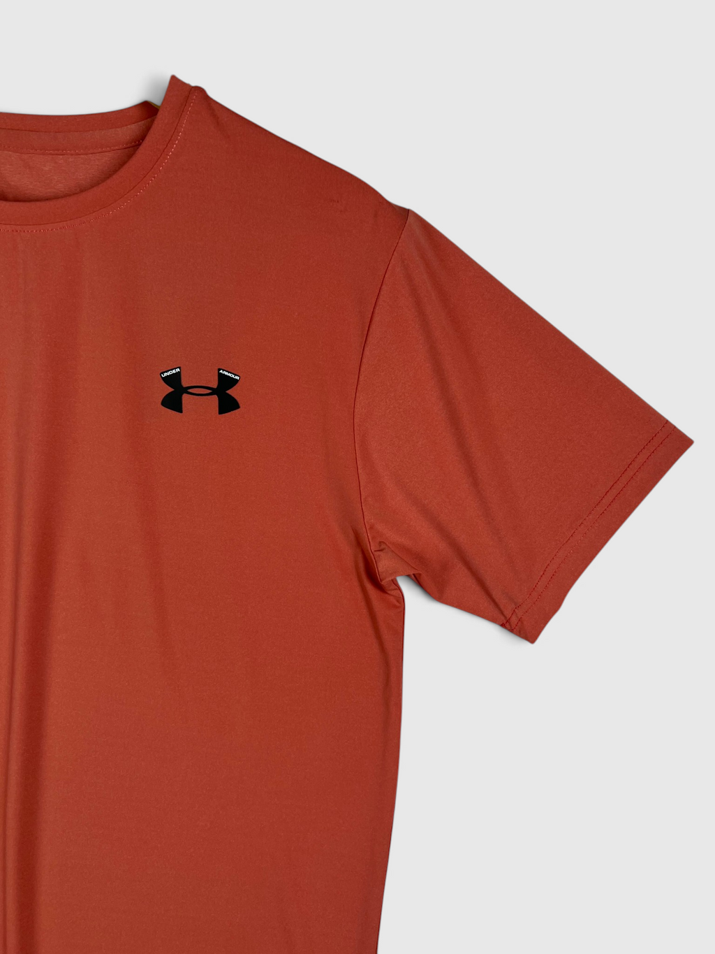 UA Dri-fit Tee – 4-Way Stretch- Orange