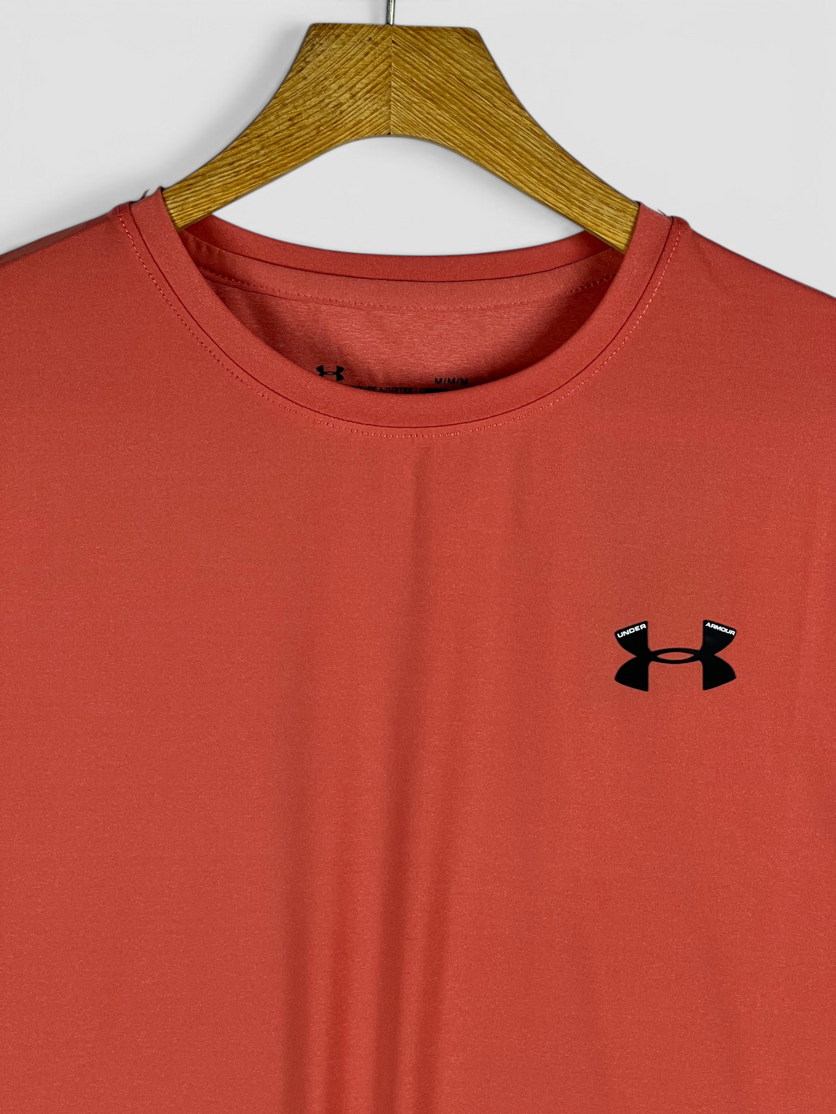 UA Dri-fit Tee – 4-Way Stretch- Orange
