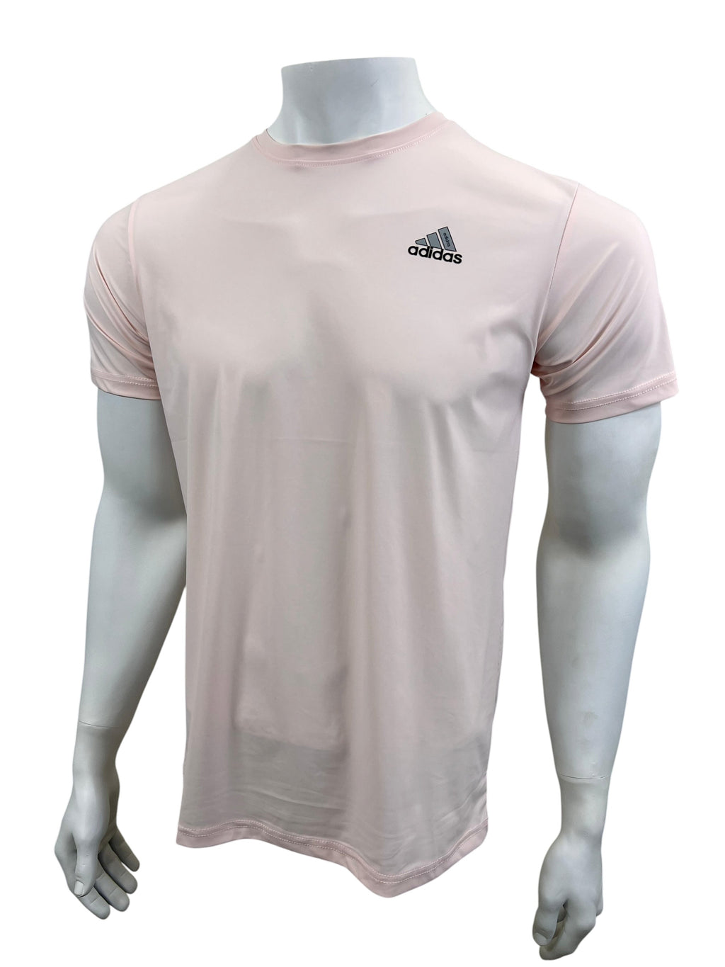 ADI Dri-fit Tee – 4-Way Stretch- LT Pink