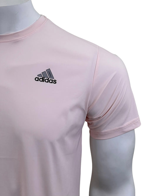 ADI Dri-fit Tee – 4-Way Stretch- LT Pink