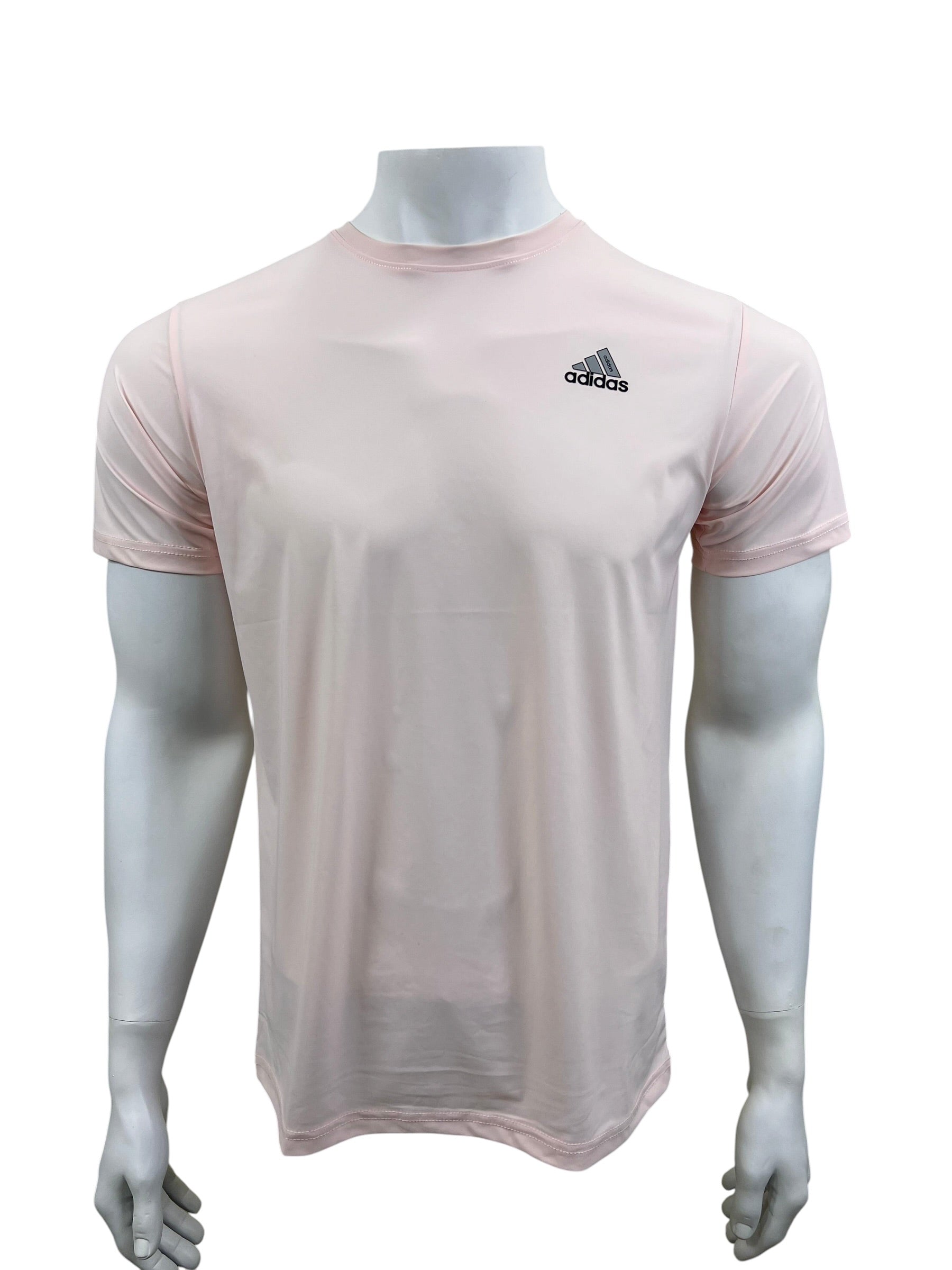 ADI Dri-fit Tee – 4-Way Stretch- LT Pink