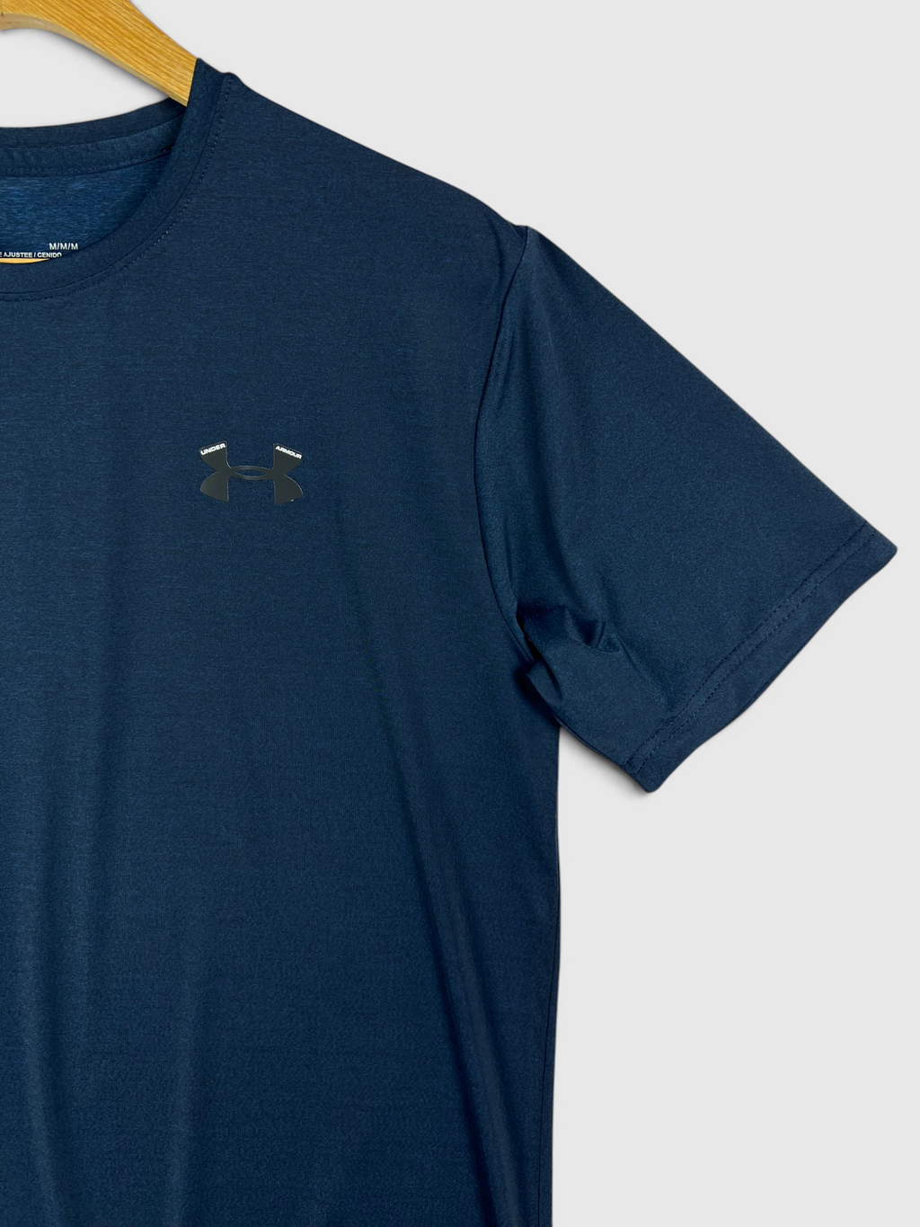 UA Dri-fit Tee – 4-Way Stretch- Navy