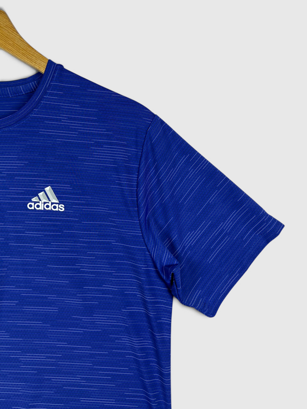 ADI Dri-fit Tee – 4-Way Stretch- Royal Blue