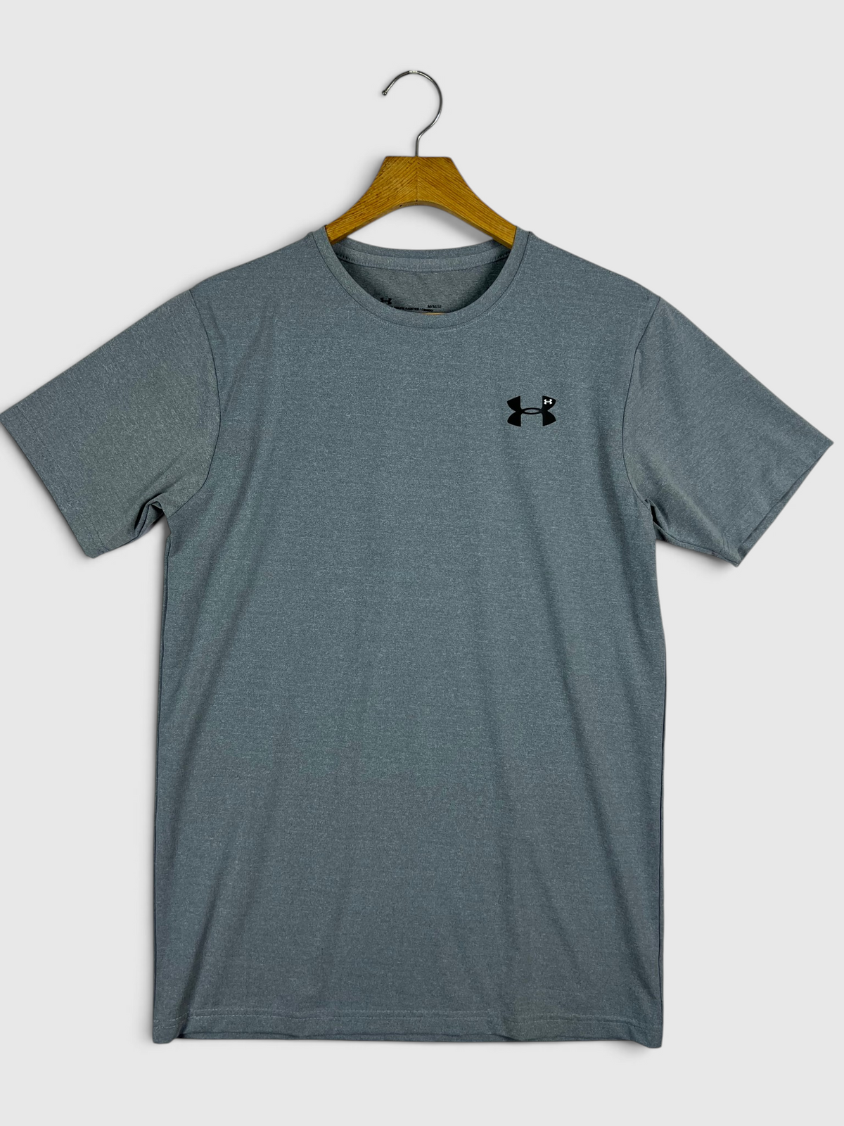 UA Dri-fit Tee – 4-Way Stretch- Grey