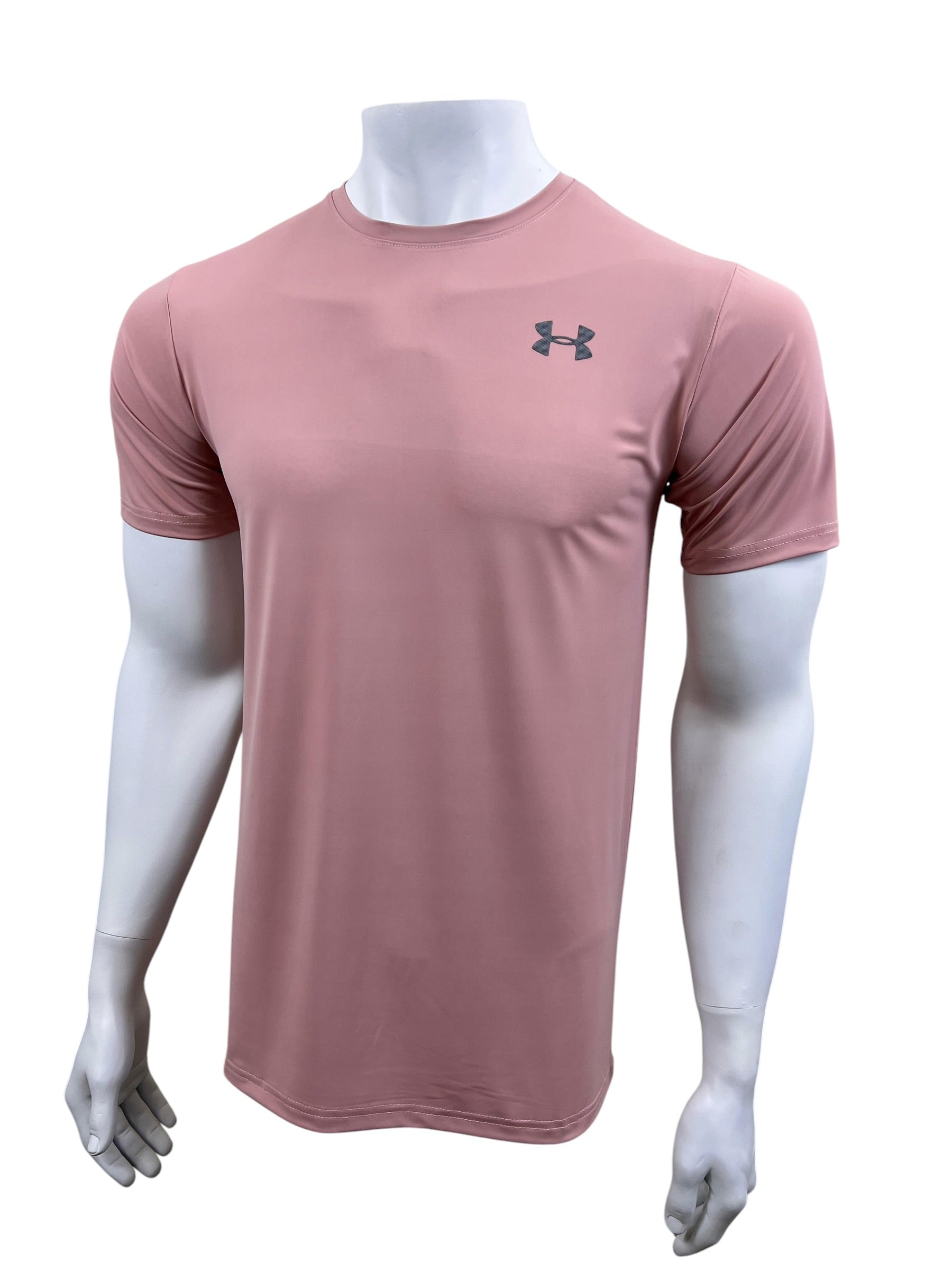 UA Dri-fit Tee – 4-Way Stretch- Pink