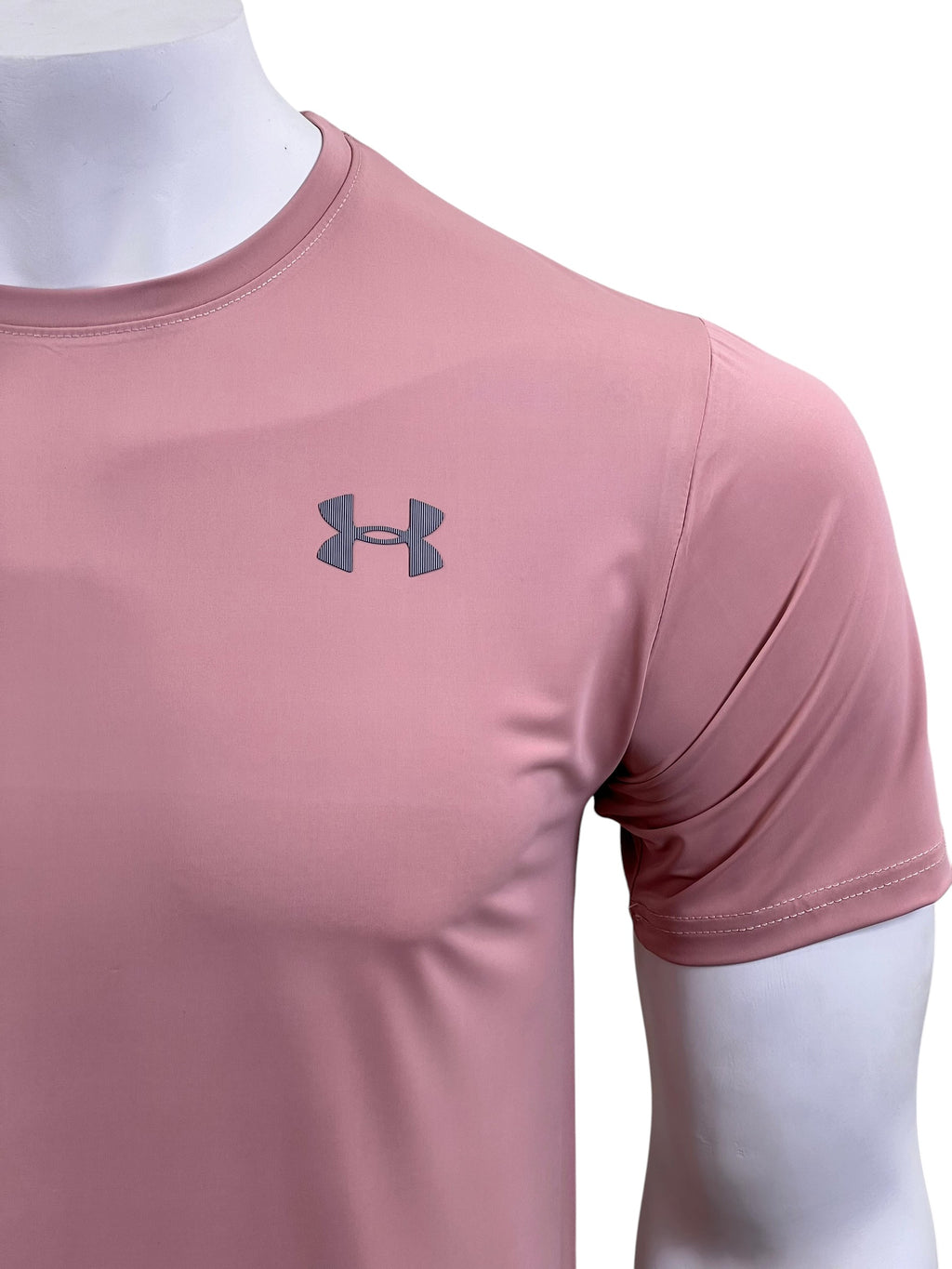 UA Dri-fit Tee – 4-Way Stretch- Pink