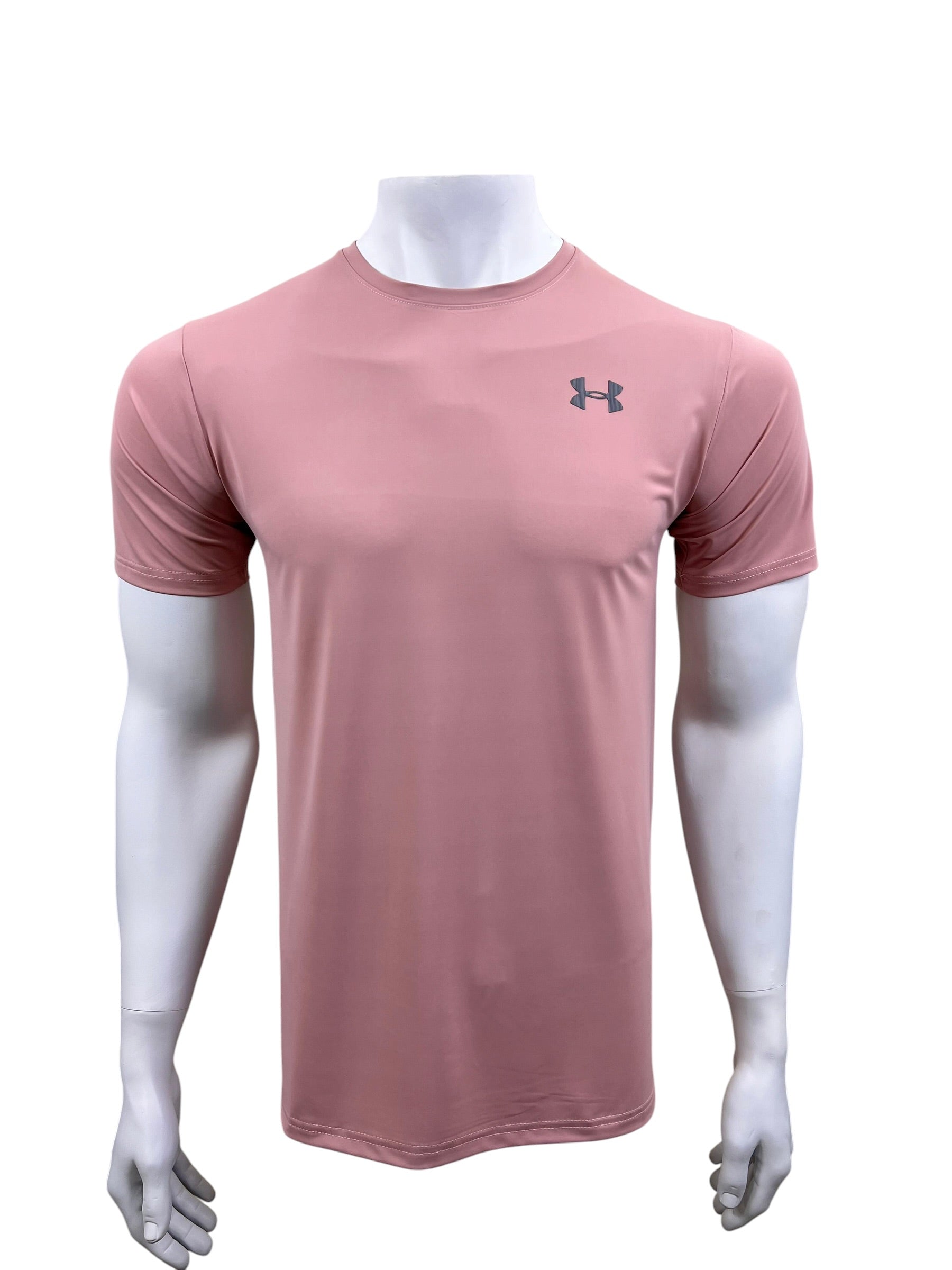 UA Dri-fit Tee – 4-Way Stretch- Pink