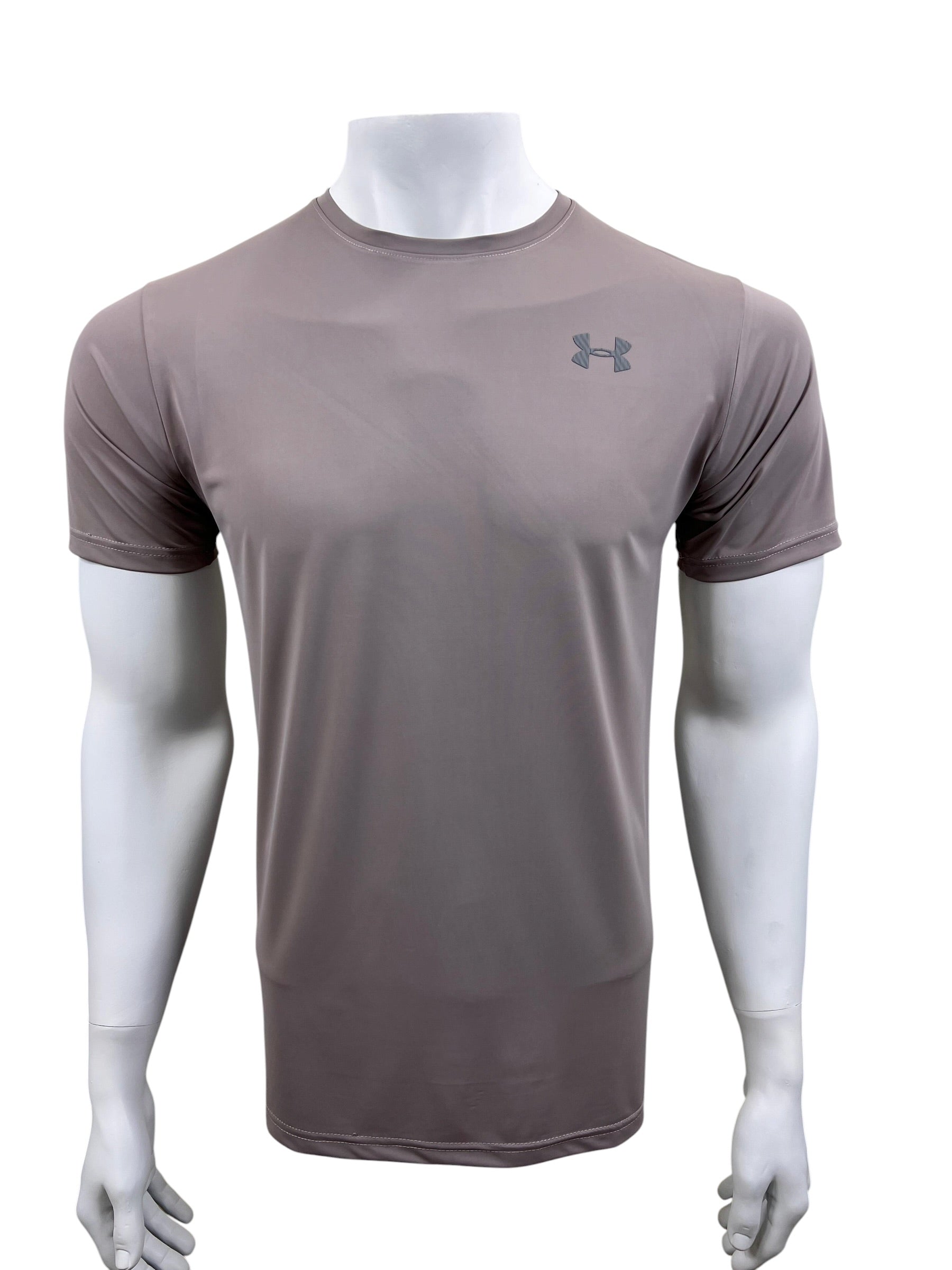 UA Dri-fit Tee – 4-Way Stretch- Brown