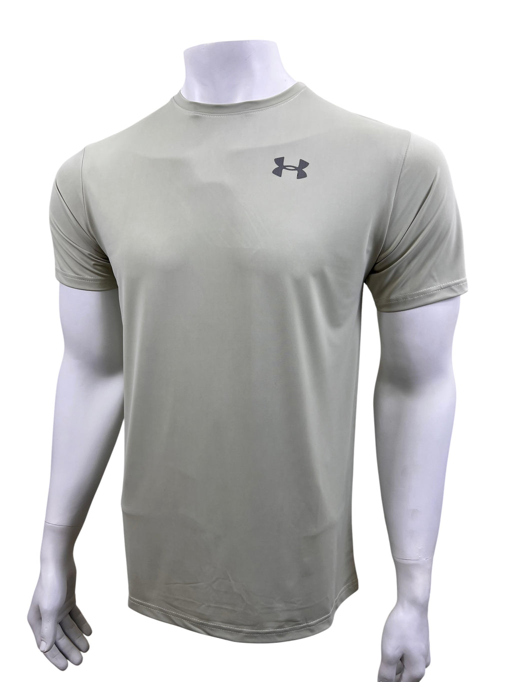 UA Dri-fit Tee – 4-Way Stretch- Dark Pista