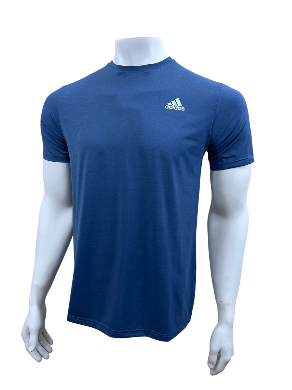 ADI Dri-fit Tee – 4-Way Stretch-Met Blue