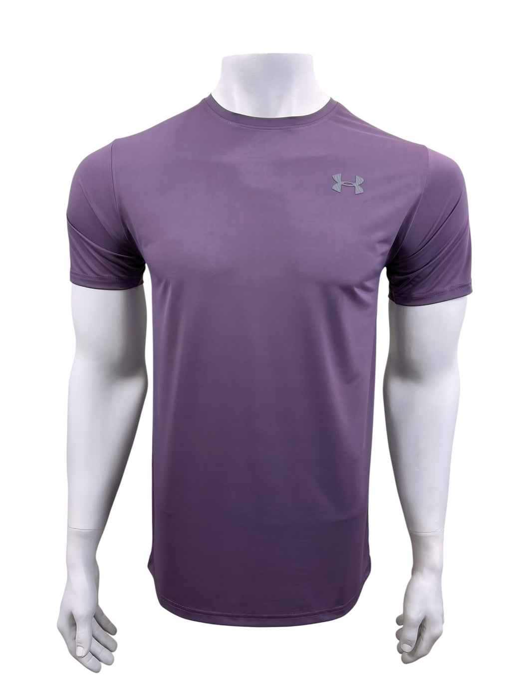 UA Dri-fit Tee – 4-Way Stretch- Dark Purple