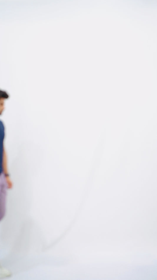 Avaron Woven Pajamas-Purple White